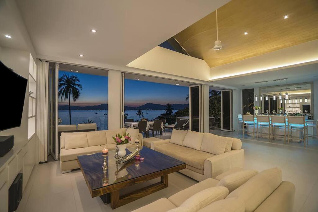 Villa Nirvana - Beachfront Tropical Chic 4Br Haven In Cape Panwa, Phuket Ban Makham Exterior foto